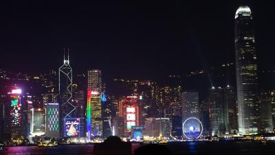 2016.12初めての香港・・・100万ドル香港夜景〜♪(^o^)