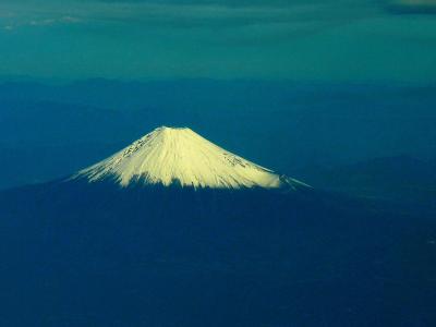 広島発東京羽田行きANA６７６便機上から眺めた富士山は最高だった！