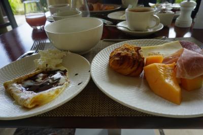 Breakfast @Raffles Praslin Seychelles[セーシェル旅行記]