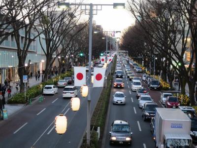 表参道　年末の街歩き