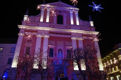 スロヴェニア・リュブリャナのクリスマス　１　（2016年10か所のクリスマスマーケットの旅　４）