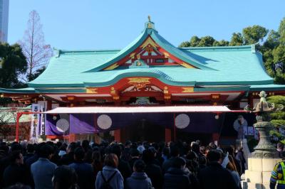 明けましておめでとうございます　初詣は日枝神社から