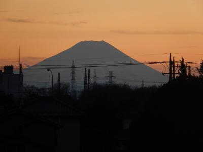 素晴らしかった影富士