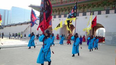 初ソウル旅行2　色鮮やかな守門将交代儀式を見てきました