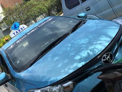 バリの空港タクシー　カモオーラで決まるらしい   　メータータクシーにご用心・ブルーバードの見分け方