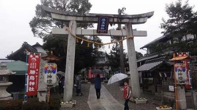 今年の干支にちなんだ彦根の勝鳥神社とラコリーナ近江八幡