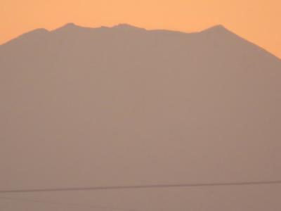 1月11日ふじみ野市より素晴らしい影富士が見られた