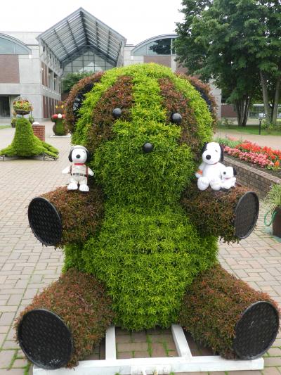 トピアリーが可愛かった『道の駅 しかおい』～『然別湖』へ◆2016初夏の爽やか北海道／湖沼と滝をめぐる旅≪その４≫