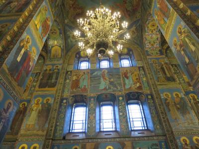 ロシア・南ドイツ　観劇の旅　⑦　St. Petersburg3日目　 スパース･ナ･クラヴィー大聖堂、イサク大聖堂