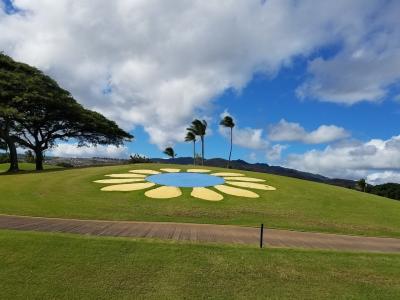 ハワイで初ゴルフ