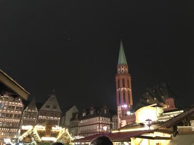９年ぶりの海外・１１年ぶりの海外一人旅はドイツクリスマスマーケット巡り～夜のフランクフルト編～