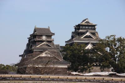 ふっこう割りを利用して九州・大分＆熊本温泉旅行　2016.12　Part.3　＜熊本城＆飛行機欠航・急遽九州新幹線>