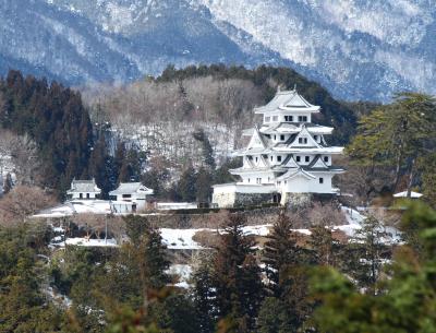 残雪の郡上八幡城とモネの池の撮影旅行♪