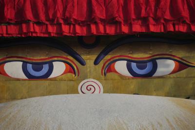 感動!ポロポロ 涙がとまりません、ネパールカトマンズへの旅　その１１　チベット仏教の巡礼地 ボダナート