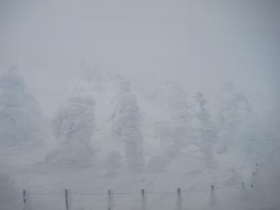 バスツアーで雪の大内宿と樹氷を観に☆2 樹氷編