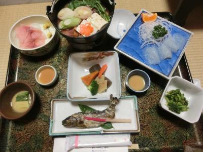 2017冬 富岡/下仁田2：下仁田の温泉宿 清流荘 地元食材を食べつくす