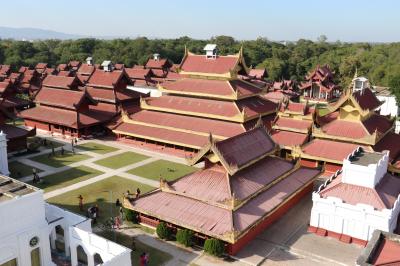 ミャンマー再訪の旅（１２）～マンダレー１　旧王宮、サンダムニー・パヤー、シュエナンドー僧院、クトードォ・パヤー～