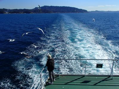 初めての東京湾フェリーで三浦海岸へ