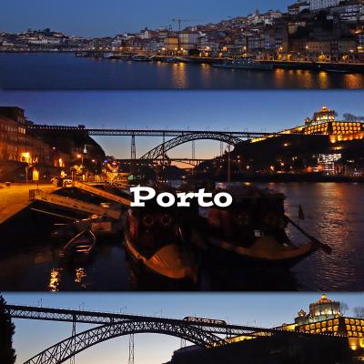 リスボン・シントラ・ポルト、電車とバスの旅６-ドロ川の夜明け、Descobertas Boutique Hotel宿泊、Restaurante Abadia do Portoで夕食-