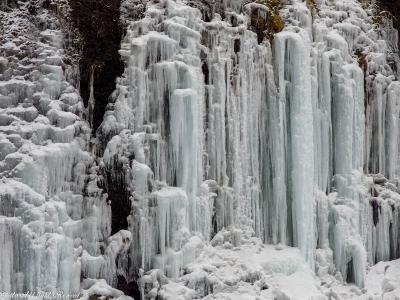 雲竜渓谷へ初、雪山登山