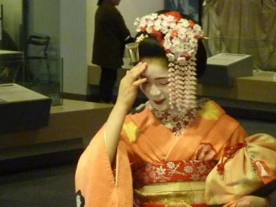 京都の舞妓さんと、実際に触れあえる良い機会。