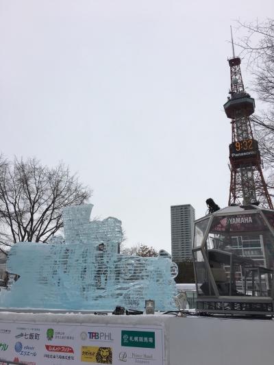 雪まつりだよ、久しぶりね〜