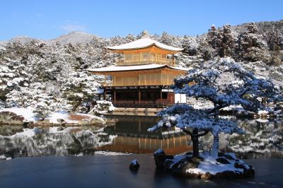 出口対石　金閣寺雪景色 出口対石 金閣寺雪景色