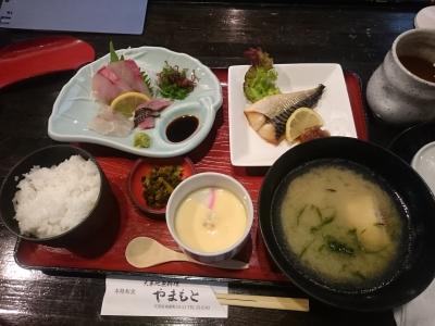 2017出張天草！日替わり定食の刺身はすばらしい！