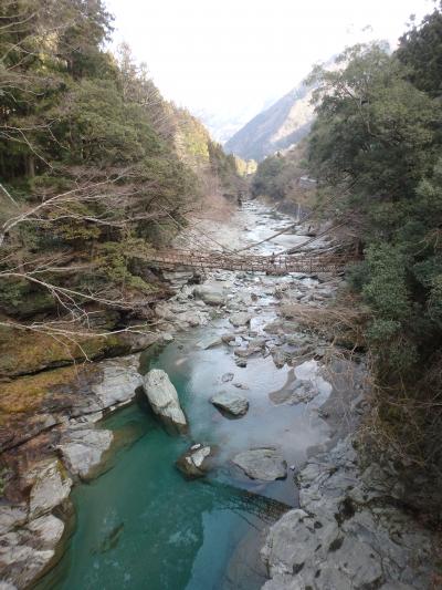 「どこかにマイル」で徳島県(^O^)  久しぶりに吊り橋でビビッてしまった! JAL利用(2017年2月)