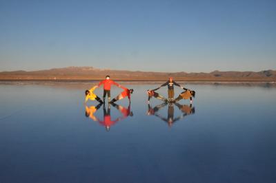 ボリビア　雨季のウユニ塩湖　4.トリック＆アート写真に挑戦
