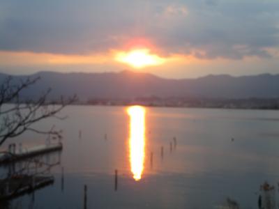 サンセットを望むセトレマリーナ琵琶湖に行ってみた。