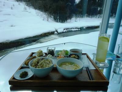 冬のほくほく線＆飯山線【その２】　まつだいで地元の食材を食す