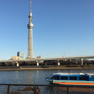 両国・江戸東京博物館～水上バスで浅草へ