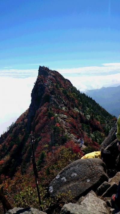 さすが修験道の山　石鎚山