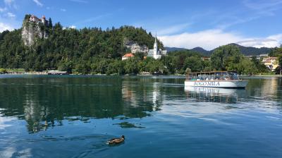 16年夏休み～クロアチア周遊二週間プラスαの旅★15 ブレッド湖とさらにその奥のボーヒン湖へ
