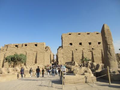 行って良かったエジプト夢紀行 (3) カルナック神殿、ルクソール神殿 （クルーズ船泊） 