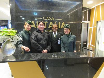 【至れり尽くせりのCASA ALITALIA LOUNGE！】アリタリア航空 A330-200 ビジネスクラス搭乗記・ミラノ‐成田(AZ786) / Review: Alitalia Airlines A330-200 Business Class Milan-Tokyo