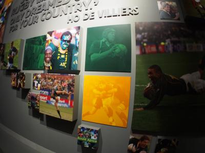 南アフリカの国技：ラグビーの博物館 The Springbok Experience Rugby Museum（ケープタウン／南アフリカ）