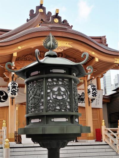 人形町　水天宮　安産/子育て等の神さま　☆新社殿は免振構造地盤に