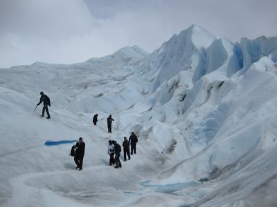2010年11月、パタゴニアへ（ペリトモレノ氷河でトレッキング）