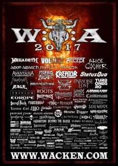 今年もHEAVY METAL三昧の「WACKEN OPEN AIR 2017」 に行ってまいります!!