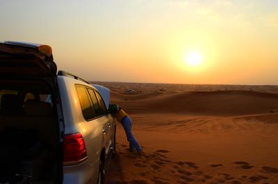 UAE★☆★！！（１、２日目：出国 → デザートサファリ）