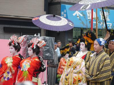 一葉桜まつり　江戸吉原花魁道中☆ミモザのたまごサンド☆2017/04/08