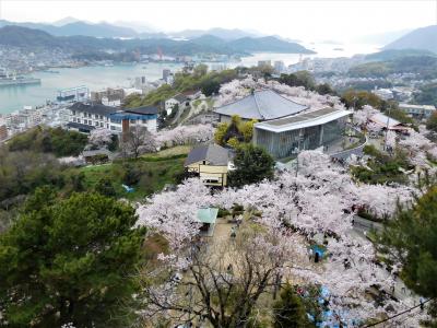 ２０１７年湯めぐり・花めぐりツアー　4月その２　尾道千光寺公園で桜を満喫