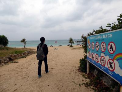 １２．プロ野球沖縄キャンプを訪ねる読谷２泊　沖縄残波岬ロイヤルホテル　朝のホテル散策　残波ビーチ　ざんぱビーチハウス　ざんぱスポーツパーク　残波崎公園