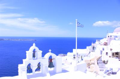 春のギリシャ　サントリーニ島・アテネ 　サントリーニ編