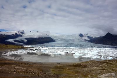 毎日が感動！火と氷の国、アイスランド6日間ドライブの旅　５日目：『氷』　②え～っ、昨日と景色が違うよ～!?