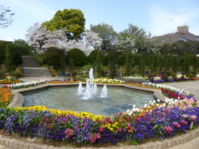 春爛漫の優雅な横浜♪　Ｖｏｌ16　☆港の見える丘公園：立体感のある美しい庭園♪