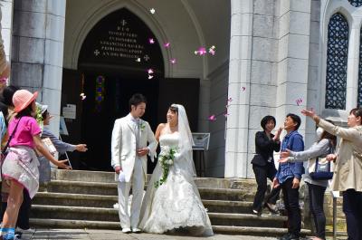 博物館 明治村　春の模擬結婚式（聖ザビエル天主堂）