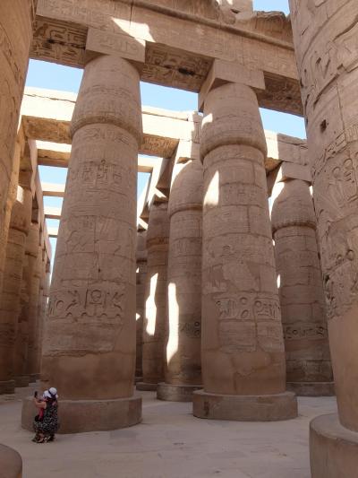 エジプト2017・・・（7）ルクソール・カルナック神殿　圧倒的な存在感の大列柱室